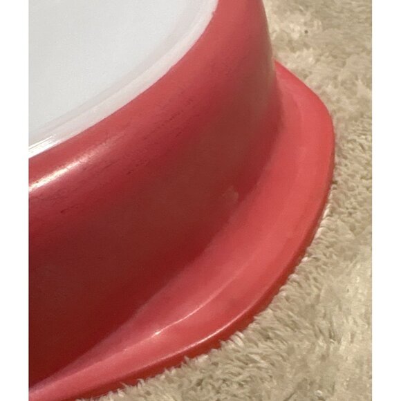 Vintage 8" Pyrex Pink Flamingo Casserole Baking Dish With Handles #221 - Picture 6 of 10